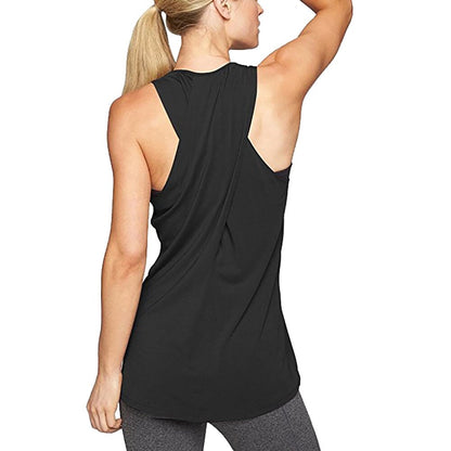 Womens Backless Workout Tops for Women Open Back Yoga Shirts Tank Tops Racerback Tank Tops Athletic Running Tank Tops Sleeveless
