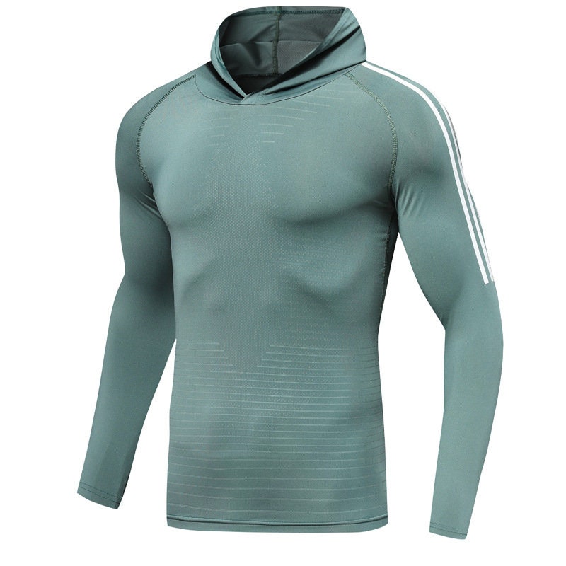 Men's Body-Hugging Fitted Exercise Top