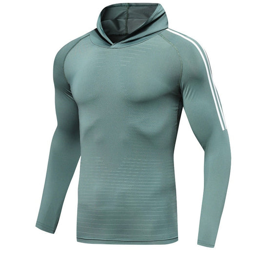 Men's Body-Hugging Fitted Exercise Top