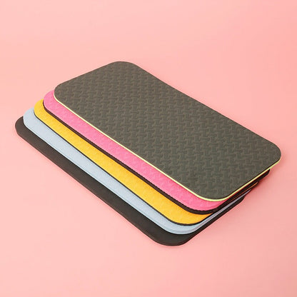 Portable Home Fitness Exercise Yoga Mat for Yoga Pilates Fitness and Floor Workout at Home and Gym Non Slip Excercise Mat