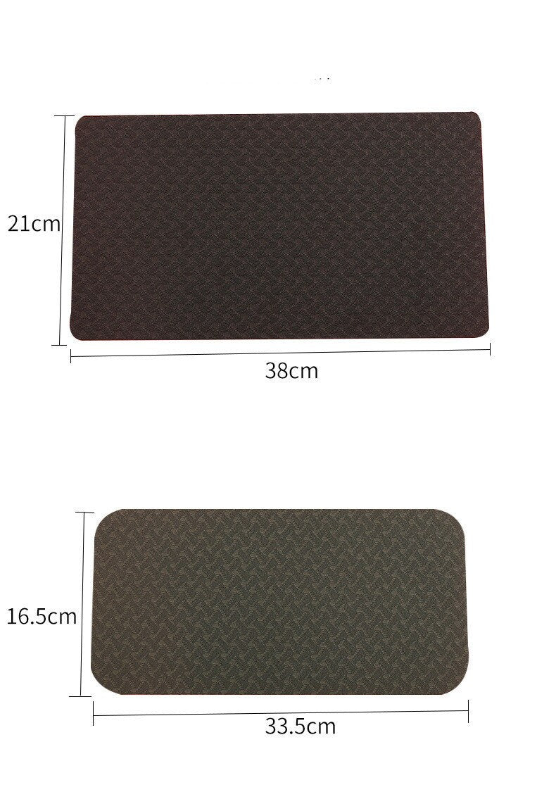 Portable Home Fitness Exercise Yoga Mat for Yoga Pilates Fitness and Floor Workout at Home and Gym Non Slip Excercise Mat