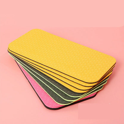 Portable Home Fitness Exercise Yoga Mat for Yoga Pilates Fitness and Floor Workout at Home and Gym Non Slip Excercise Mat
