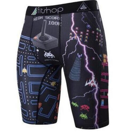 Compression Shorts Men Underwear Spandex Running Shorts Workout Athletic Compression Shorts