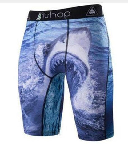 Compression Shorts Men Underwear Spandex Running Shorts Workout Athletic Compression Shorts