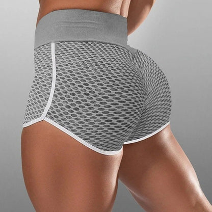 Womens High-Waist Running Shorts, Cotton Sport Shorts Yoga Dance Short Pants Summer Athletic Shorts
