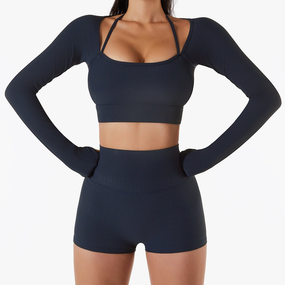 Long Sleeve Quick Dry Yoga Fitness Wear Quick-Drying Running Long Sleeve for Women