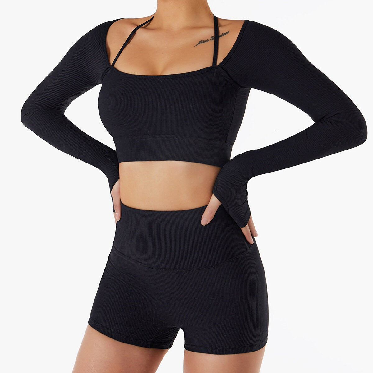 Long Sleeve Quick Dry Yoga Fitness Wear Quick-Drying Running Long Sleeve for Women