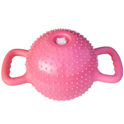 Strength Training Kettlebell Two-Handles for Russian Twists AB Exercise, Weightlifting Core Training All-Purpose Fitness Exercise Home Gym