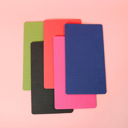 Portable Home Fitness Exercise Yoga Mat for Yoga Pilates Fitness and Floor Workout at Home and Gym Non Slip Excercise Mat