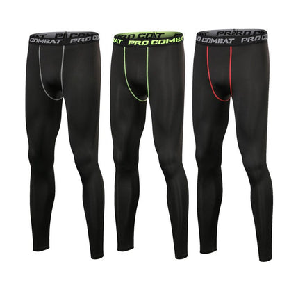 Compression Pants, Mens Athletic Leggings Training Base Compression Pants Quick-Drying