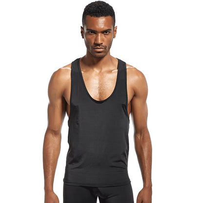 Men's Muscle Shirts Sleeveless Dri Fit Gym Workout Tank Top Men's Vest Summer Sleeveless Tank Tops