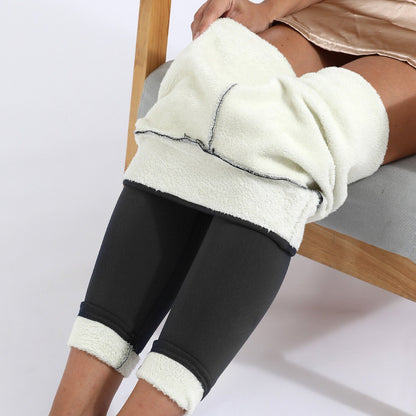 Winter Leggings Warm Thick High Stretch Lamb Cashmere Leggins