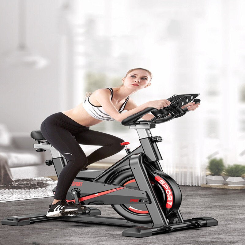 Indoor Cycling Bike Stationary Bike Cycle Bike with Ipad Mount Exercise Bike Cycling Stationary Multi-Grip Handlebar