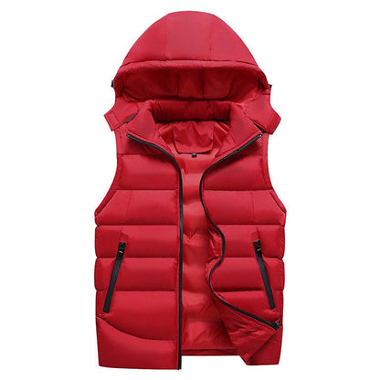 Lightweight Sleeveless Warm Outerwear Puffer Vest Padded Sport Vest