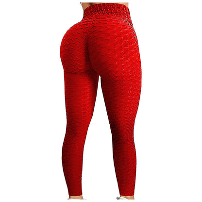 High Waist Hip Pineapple Yoga Pants Tummy Control, Fast Drying Fitness Casual