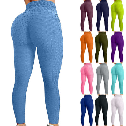 High Waist Hip Pineapple Yoga Pants Tummy Control, Fast Drying Fitness Casual