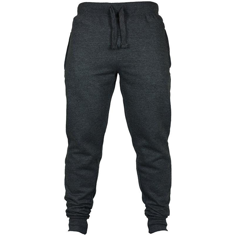 Casual Gym Workout Track Pants Comfortable Slim Fit Tapered Sweatpants with Pockets Mens Fitted Sweatpants Joggers
