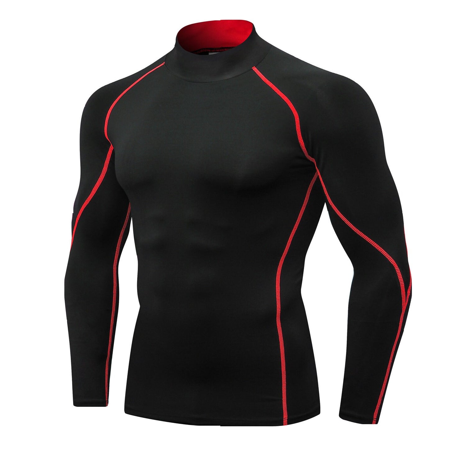 Quick-Drying Men's Dry-Fit Long Sleeve T-Shirt, Active Athletic Crew Top
