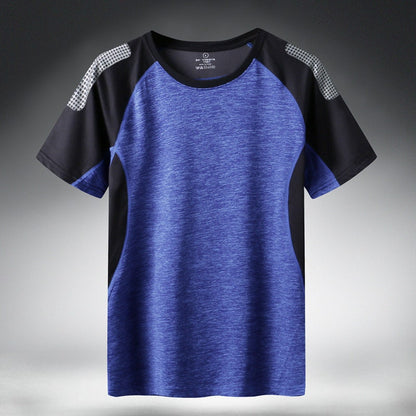 Mens Sports Quick Drying Fitness Short Sleeve T-shirt Quick-Drying T shirt
