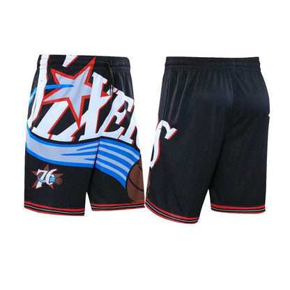 Men's Sixers Soft Workout Basketball Training Shorts