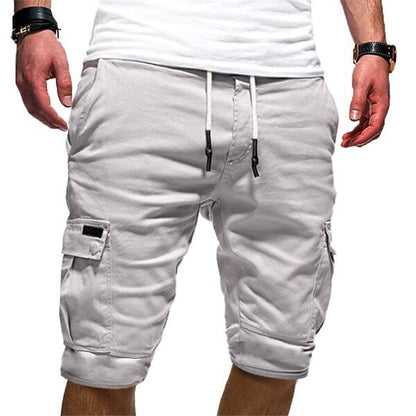 Casual Mens Jogger Sports Cargo Shorts Military Combat Workout Gym Pants