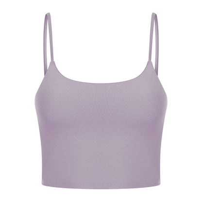 Womens Cotton Camisole Spaghetti Strap Tank Top Yoga Gym Camisole Women Cami Tank