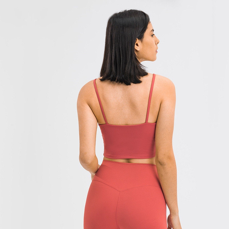 Womens Cotton Camisole Spaghetti Strap Tank Top Yoga Gym Camisole Women Cami Tank