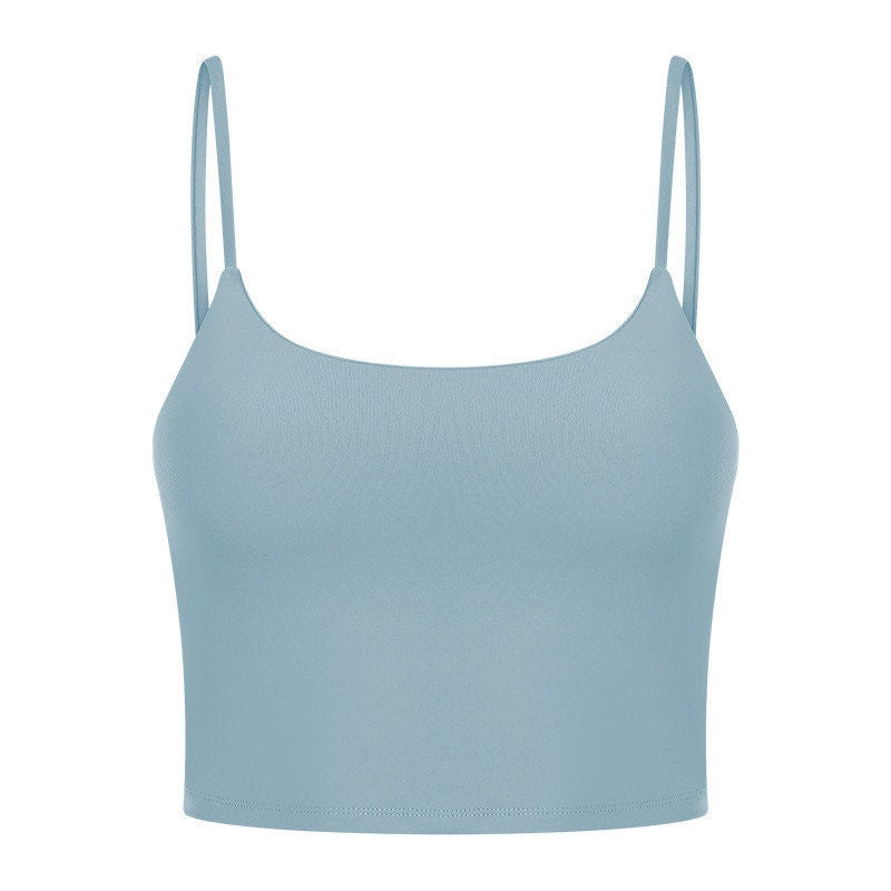 Womens Cotton Camisole Spaghetti Strap Tank Top Yoga Gym Camisole Women Cami Tank