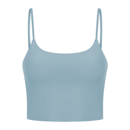 Womens Cotton Camisole Spaghetti Strap Tank Top Yoga Gym Camisole Women Cami Tank