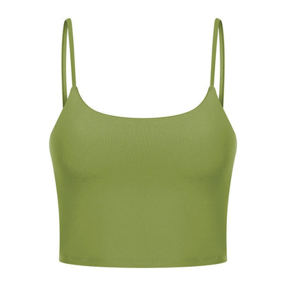 Womens Cotton Camisole Spaghetti Strap Tank Top Yoga Gym Camisole Women Cami Tank