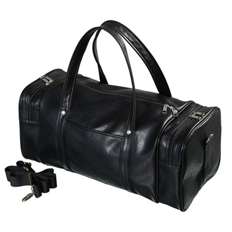 Travel Bag Leather Lightweight Waterproof And Wear-resistant Gym Bag