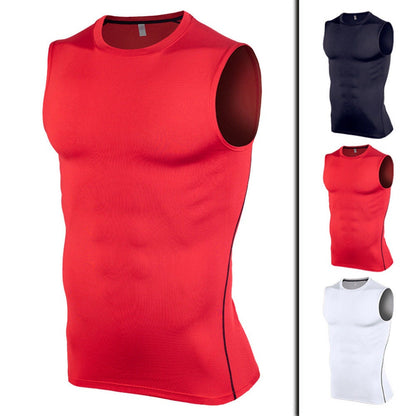 Men's Dry-Fit Active Athletic Tech Tank Top  Gym Sports Tshirt Vest