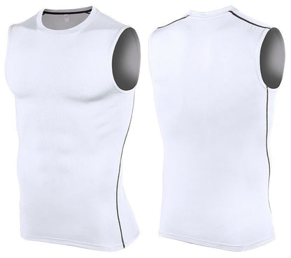 Men's Dry-Fit Active Athletic Tech Tank Top  Gym Sports Tshirt Vest