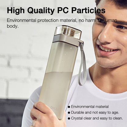 Water Bottle  No Sweat Sleeve -Leak Proof Gym Bottle for Sports  Outdoors