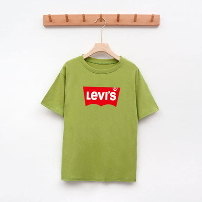 Loose Women Print Tops Short Sleeve Round Neck Casual Loose T Shirt short sleeve