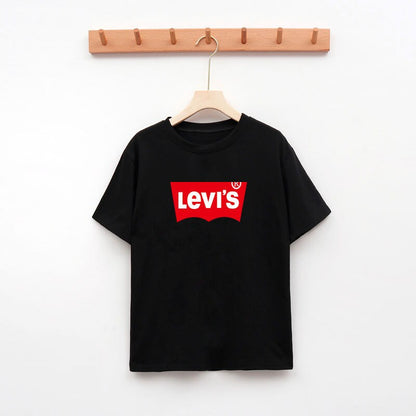 Loose Women Print Tops Short Sleeve Round Neck Casual Loose T Shirt short sleeve