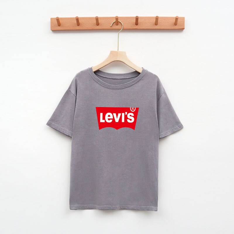 Loose Women Print Tops Short Sleeve Round Neck Casual Loose T Shirt short sleeve