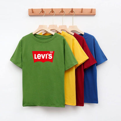 Loose Women Print Tops Short Sleeve Round Neck Casual Loose T Shirt short sleeve