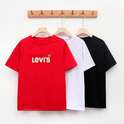 Loose Women Print Tops Short Sleeve Round Neck Casual Loose T Shirt short sleeve