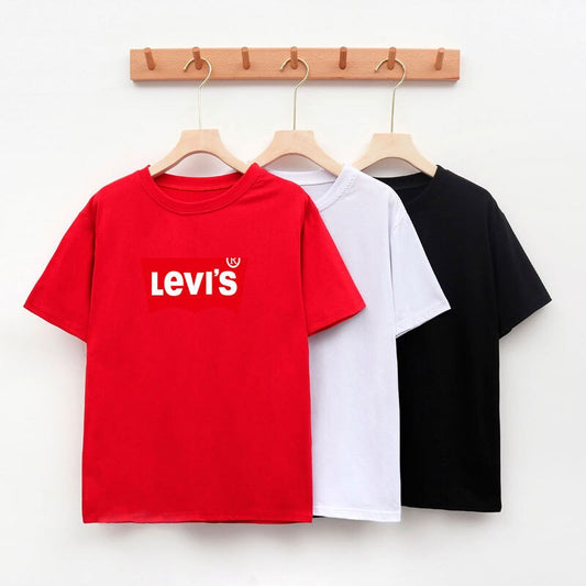Loose Women Print Tops Short Sleeve Round Neck Casual Loose T Shirt short sleeve