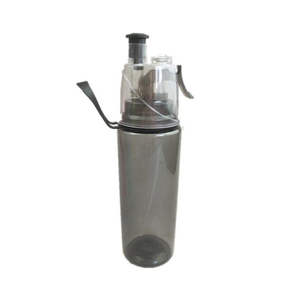 Mist 'N Sip Misting Water Bottle 2-in-1 Mist And Sip Function No Leak Pull Top Spout Sports Water Bottle Reusable Water Bottle - 20 oz