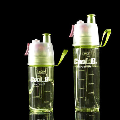 Sports Water Plastic Bottle Outdoor Creative Mist Spray Leak Proof  Drinking Cup