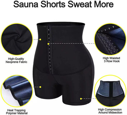 Waist Trainer Shapewear Thermo Leggings Fitness Workout Sweat Sauna Body Shaper