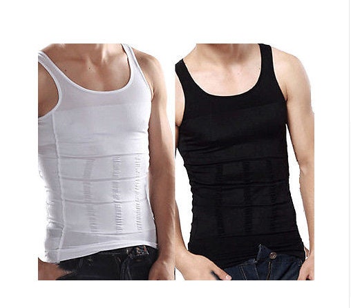 Men Slim Body Lift Shaper BELLY BUSTER Tank Top Slimming Undershirt Body Shaper