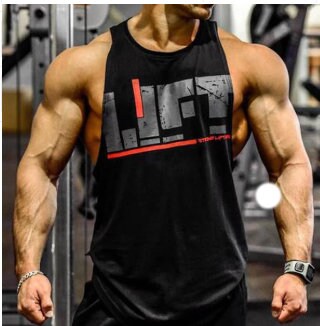 Men's Slim-Fit Tank Top Body Building Vest Muscle Fitness Sleeveless