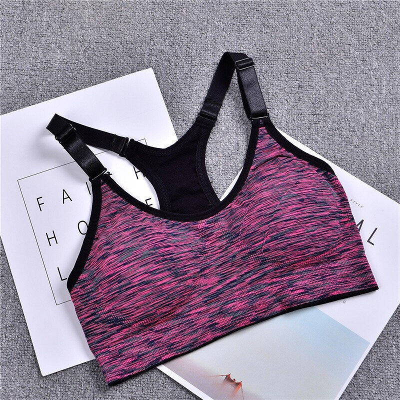 Womens Wireless Sports Bra Dyed Underwear Active Yoga Sports Bras