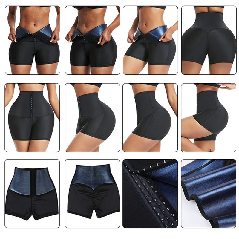 Waist Trainer Shapewear Thermo Leggings Fitness Workout Sweat Sauna Body Shaper