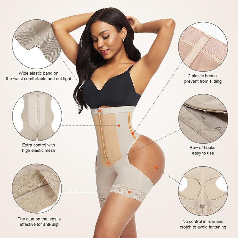 Shapewear High Waist Butt Lifter Tummy Control Underwear Workout Waist Trainer