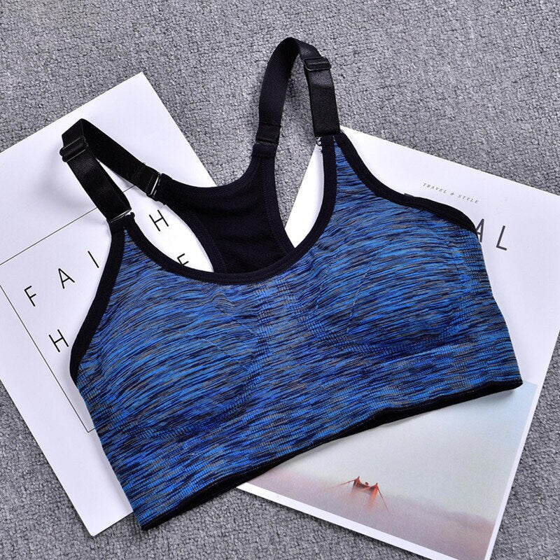 Womens Wireless Sports Bra Dyed Underwear Active Yoga Sports Bras