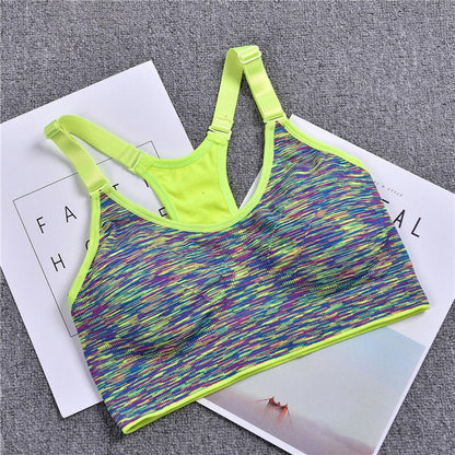 Womens Wireless Sports Bra Dyed Underwear Active Yoga Sports Bras